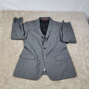 John‎ Varvatos Gray Blazer Modern Fit Two Button Sport Coat Size 42R